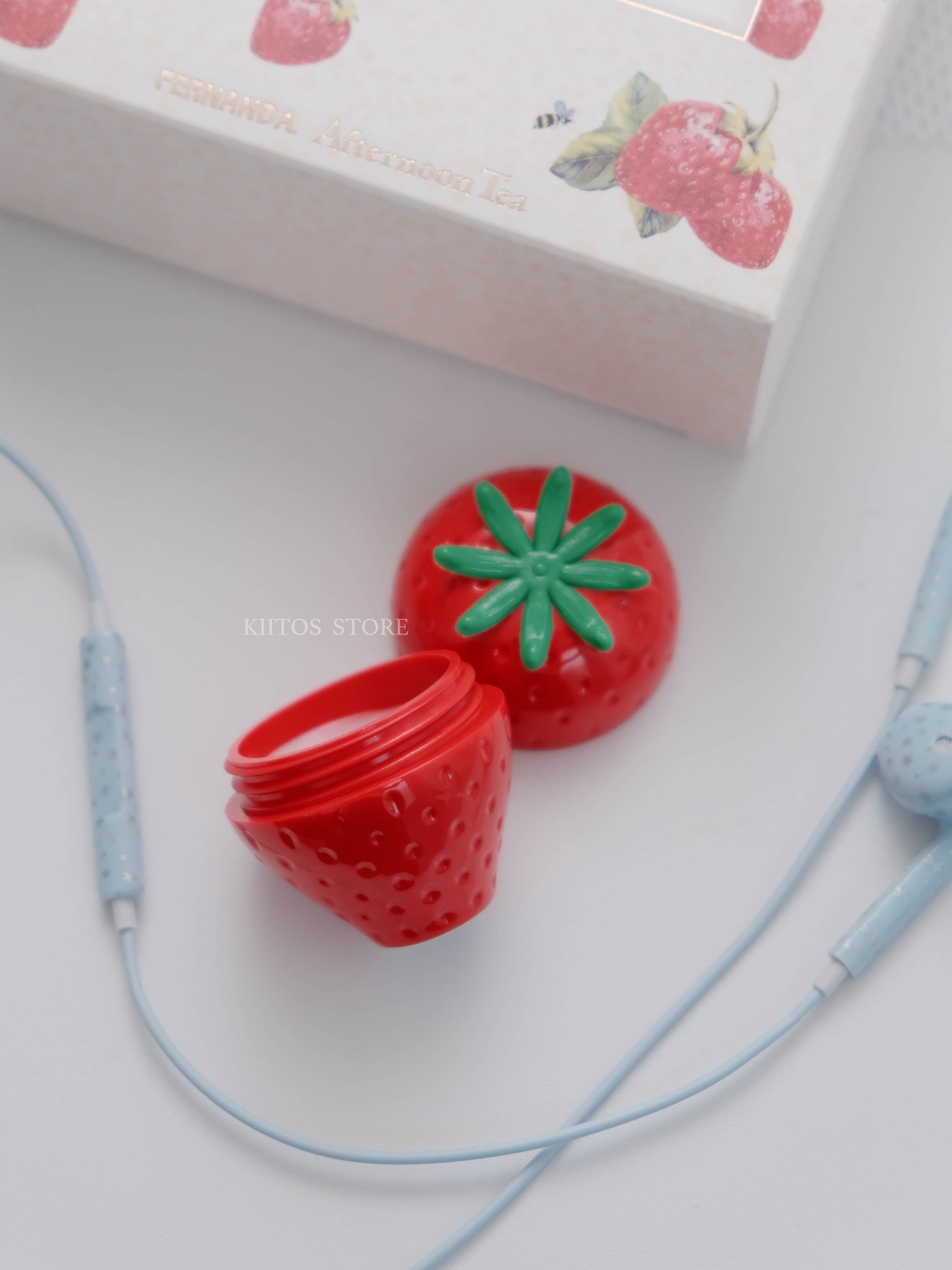 【現貨】日本AfternoonTea  X 香氛品牌FERNANDA 草莓保養系列 潤唇膏+萬用膏