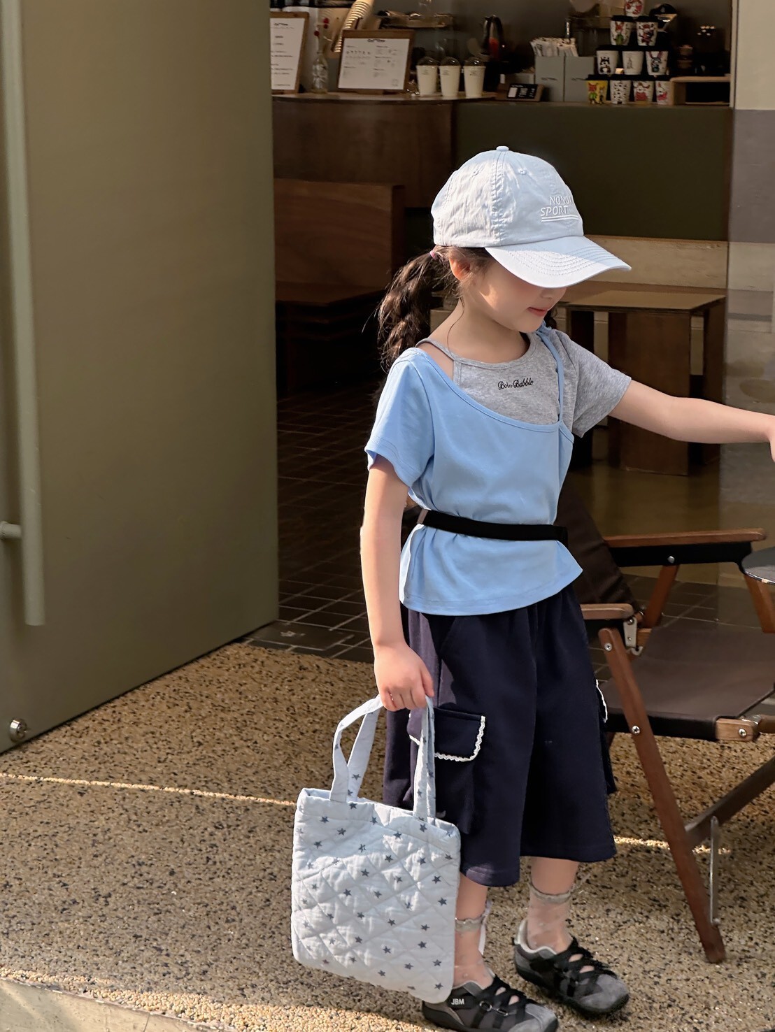 假兩件層次上衣