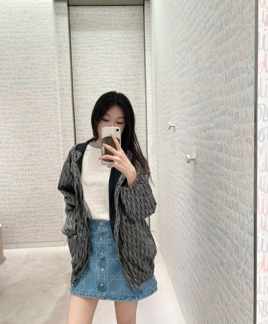 Dior kids monogram 深灰色 風褸