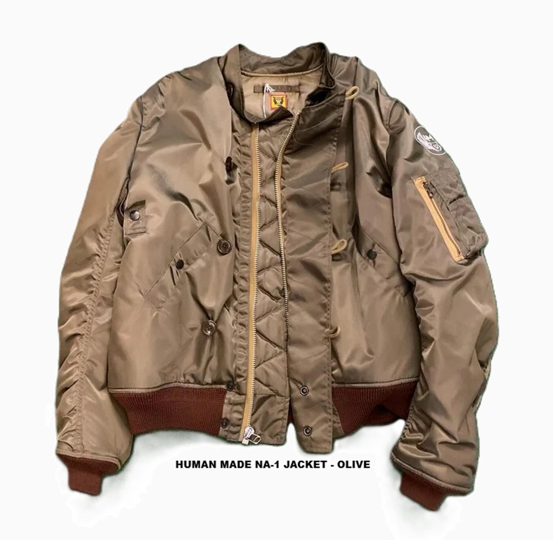 ON SALE 55% OFF : HUMAN MADE NA-1 JACKET - OLIVE SIZE L IN STOCK NOW (現貨發售中)