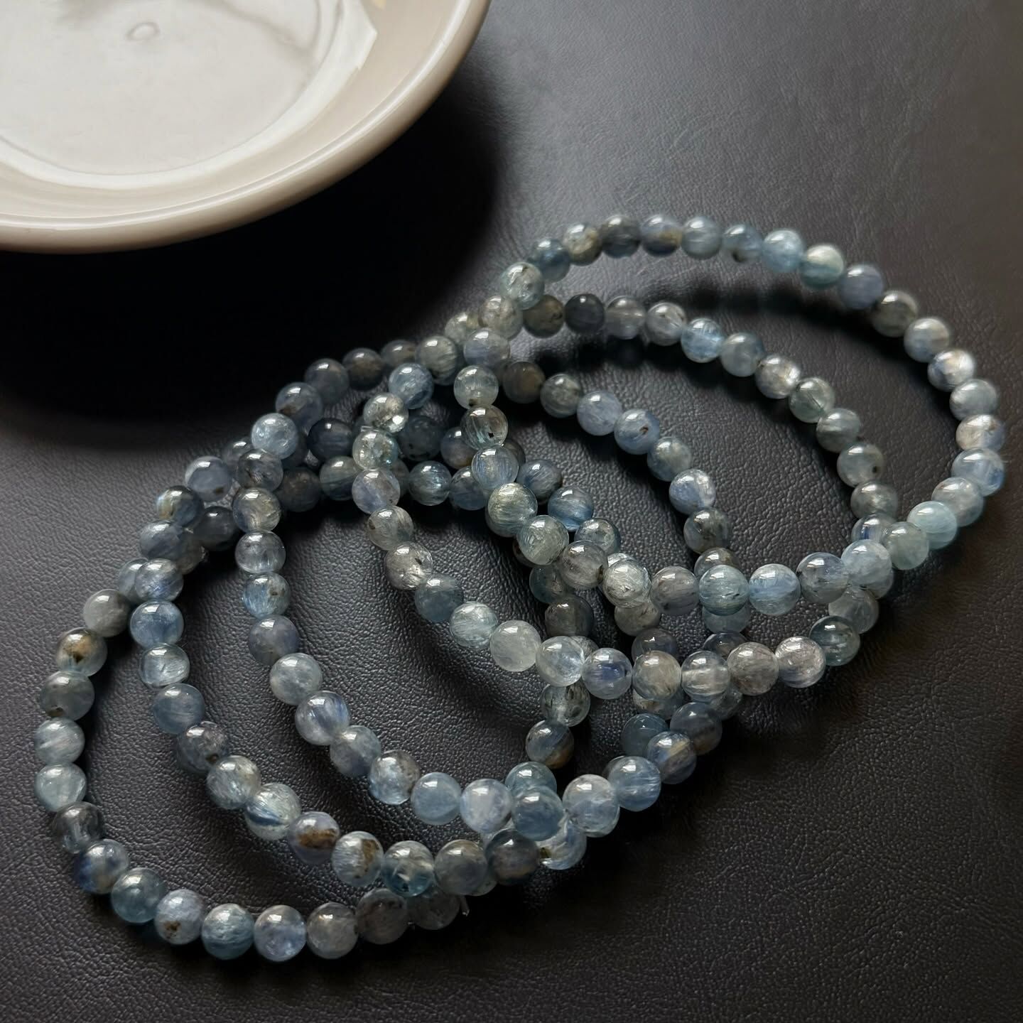 [原石] 藍晶石 水晶手串