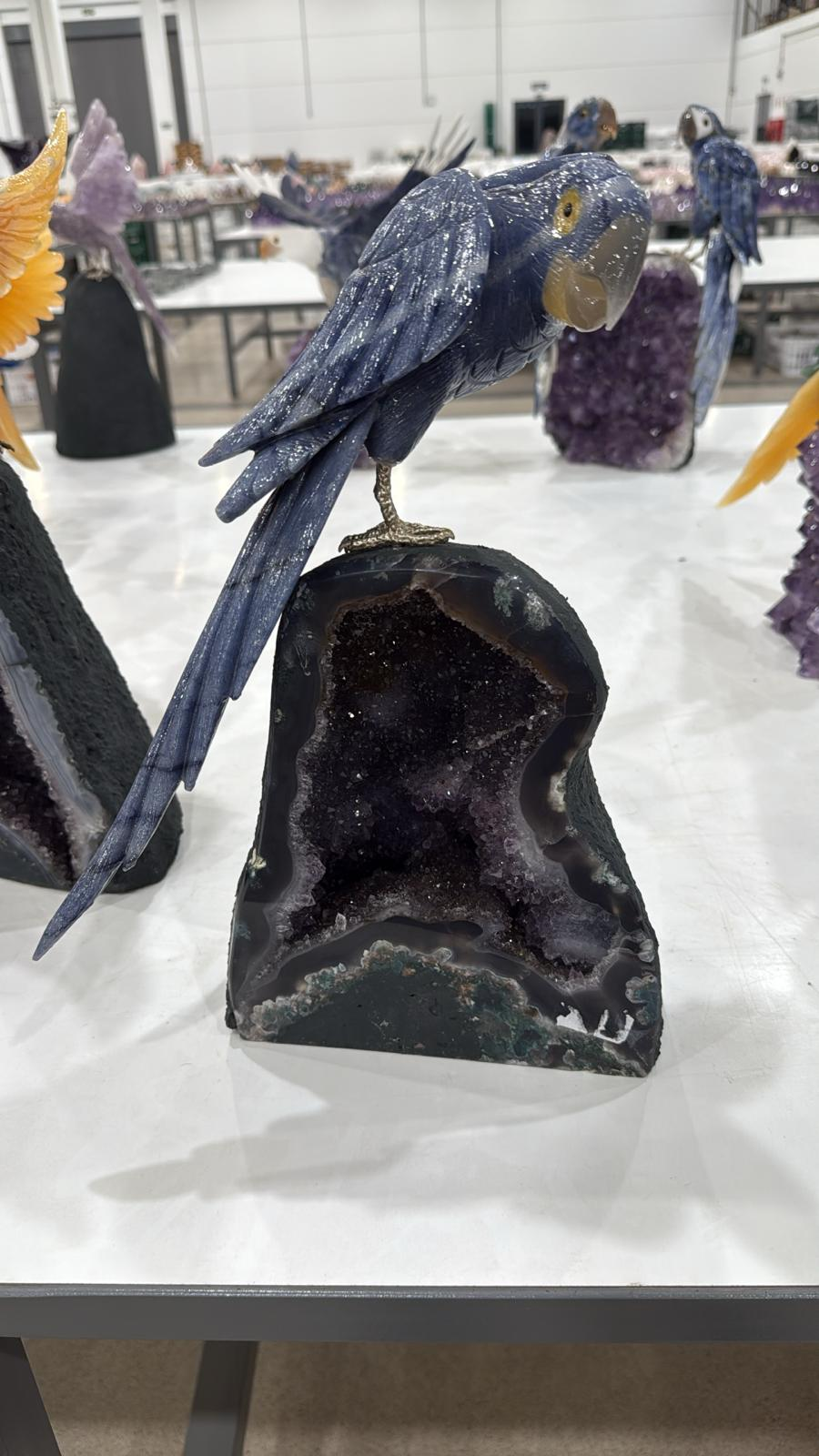 WN187 A187 水晶雀仔 大SIZE 大約最高度33 cm