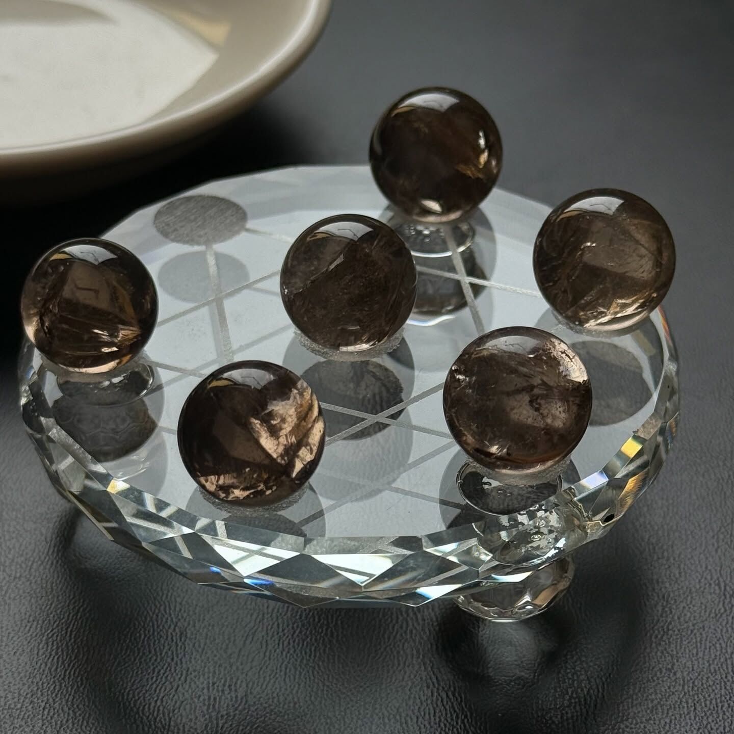 [原石] 水晶球七星盤 8公分