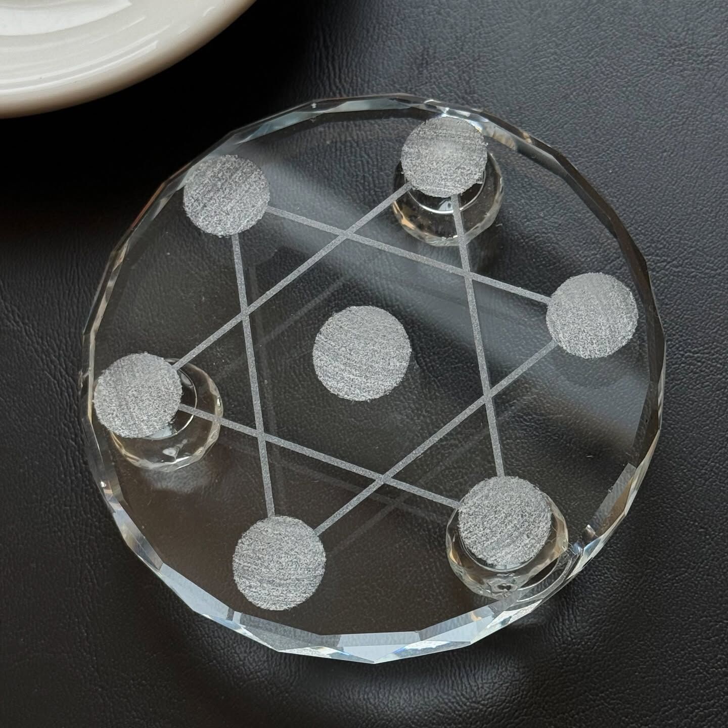 [原石] 水晶球七星盤 8公分