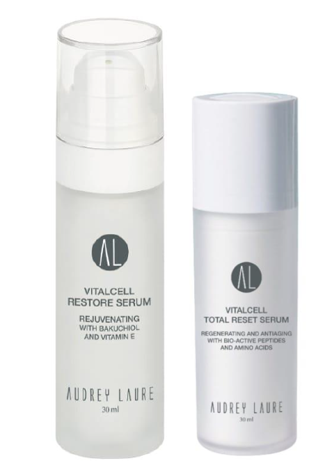 BC260314-R19 Audrey Laure VitalCell日夜活肌抗皺精華套裝(1套2件)(細胞賦活抗皺精華  (早上使用) VitalCell Restore Serum 30ML+細胞賦活全效精華 (晚上使用) VitalCell Total Reset Serum 30ML) (EXP 10/2027)