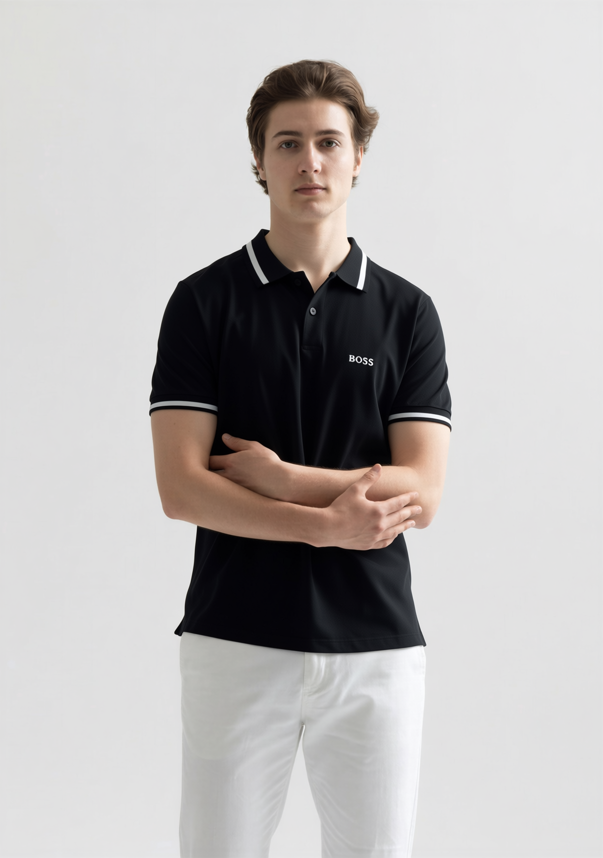 HUGO BOSS 小logo 男款 短袖Polo