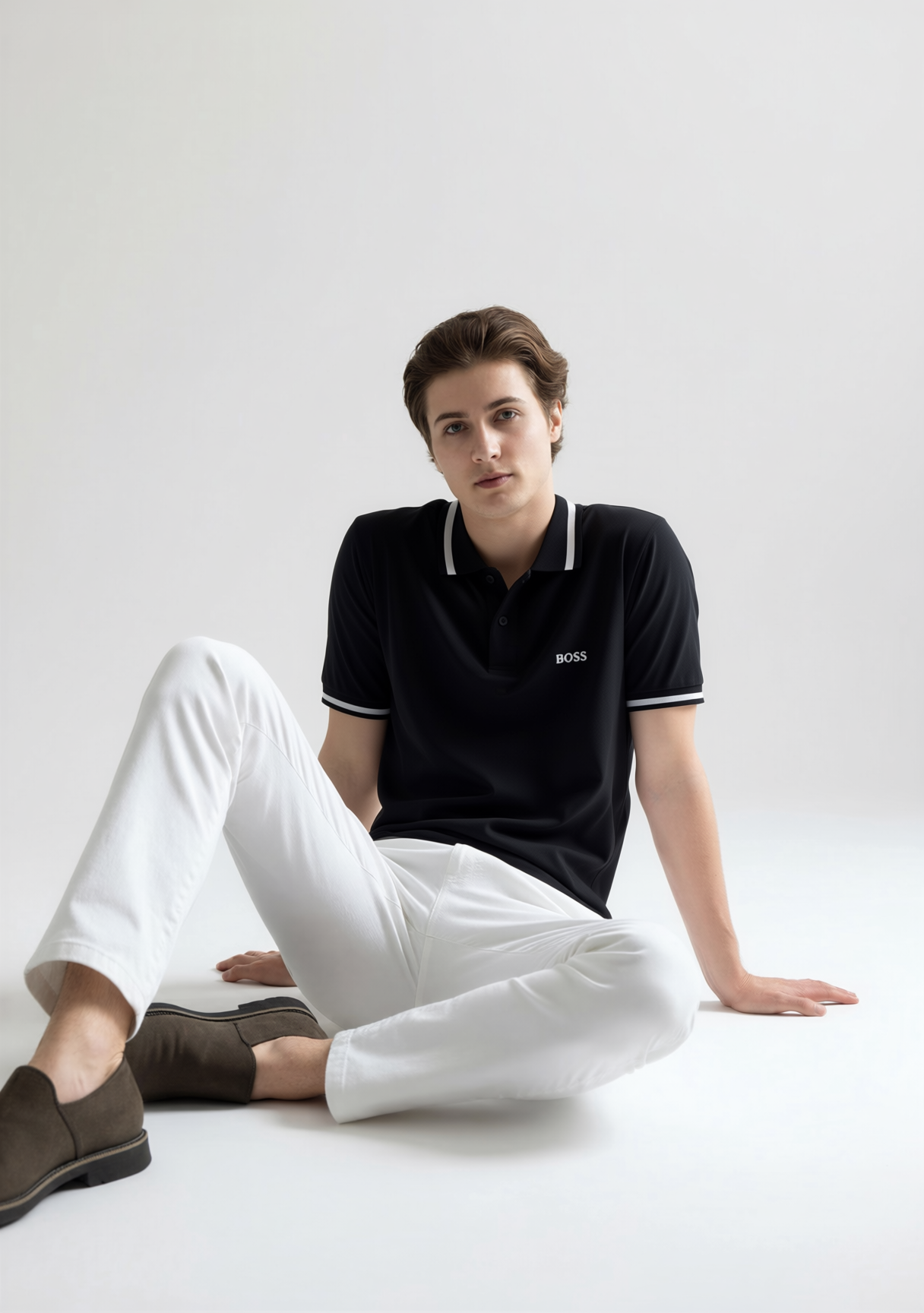HUGO BOSS 小logo 男款 短袖Polo