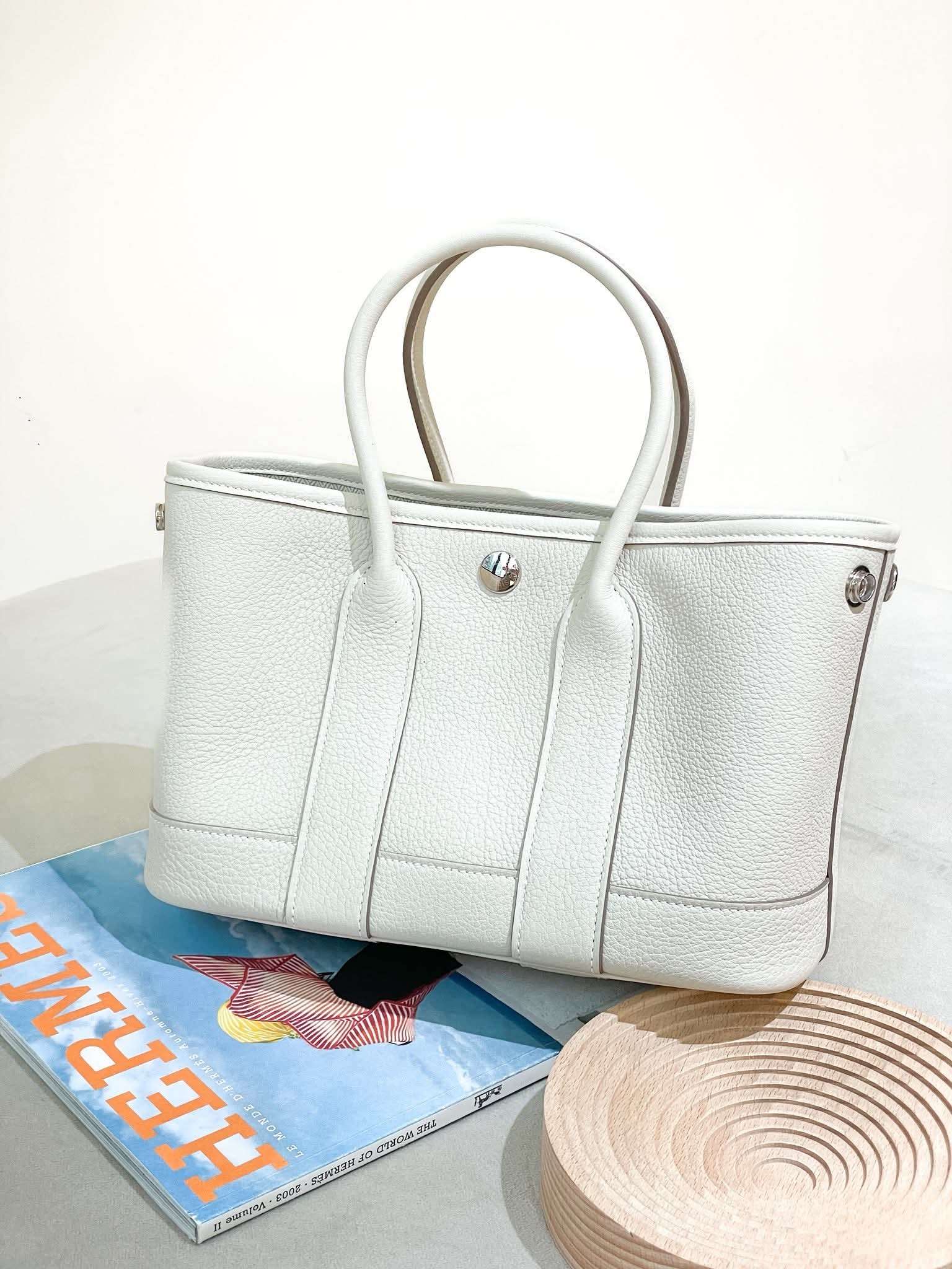 Hermes Garden party Neo Negonda Leather Craie Color HK$4x,xxx (HK$2,000 立即落訂)