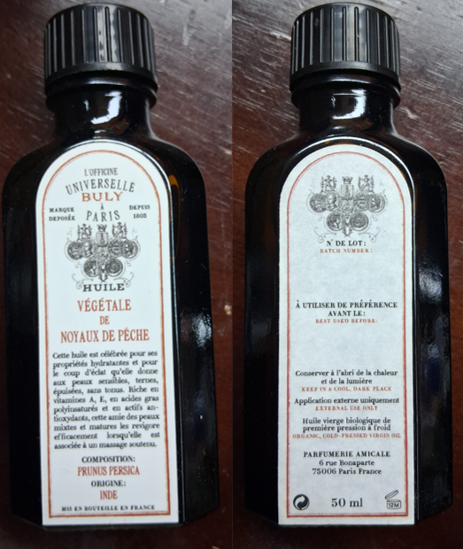 PV260314-L27-Officine Universelle Buly 桃仁 (VEGETALE DE NOYAUX DE PECHE) 50ML