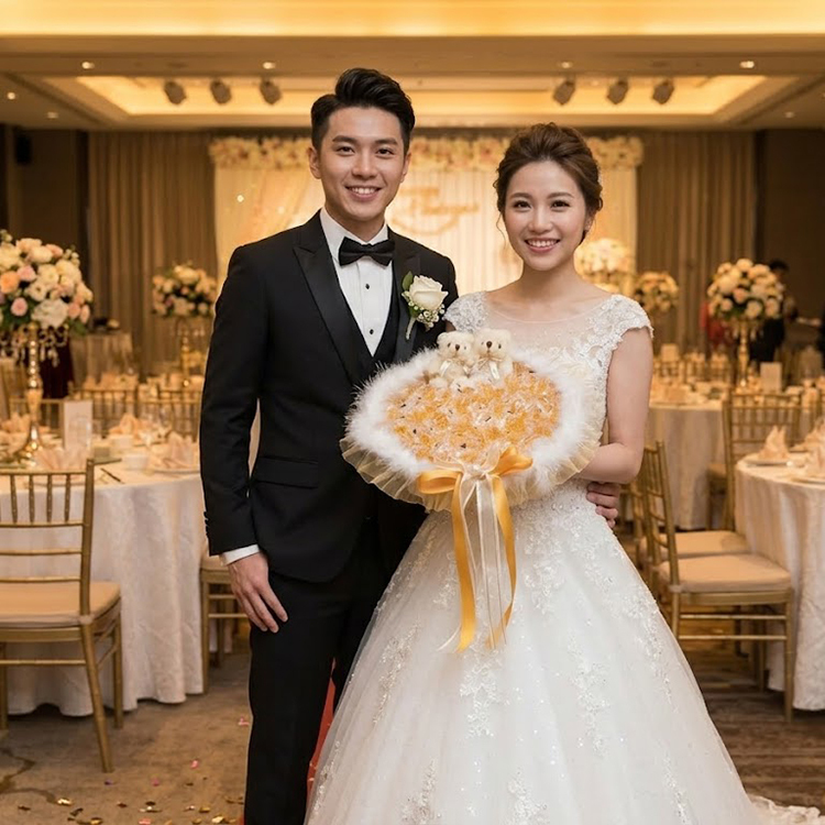 婚禮專用糖果-台灣古早味黃金糖麥芽糖-maltose-wedding-candy