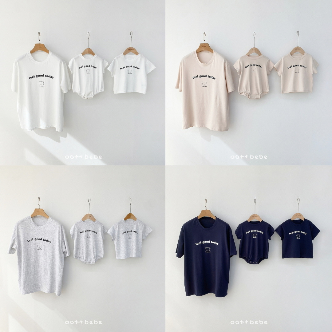 Oott Bebe Adult Good Day T-shirt（Family Look）