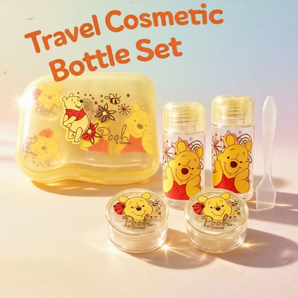 迪士尼小熊維尼 - 2P萬用樽2P化妝盒套裝