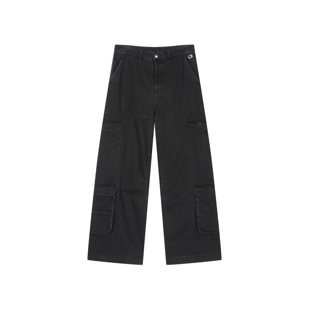 男款- RETRO  多口袋工裝長褲-黑色（U6APTSM196M201）