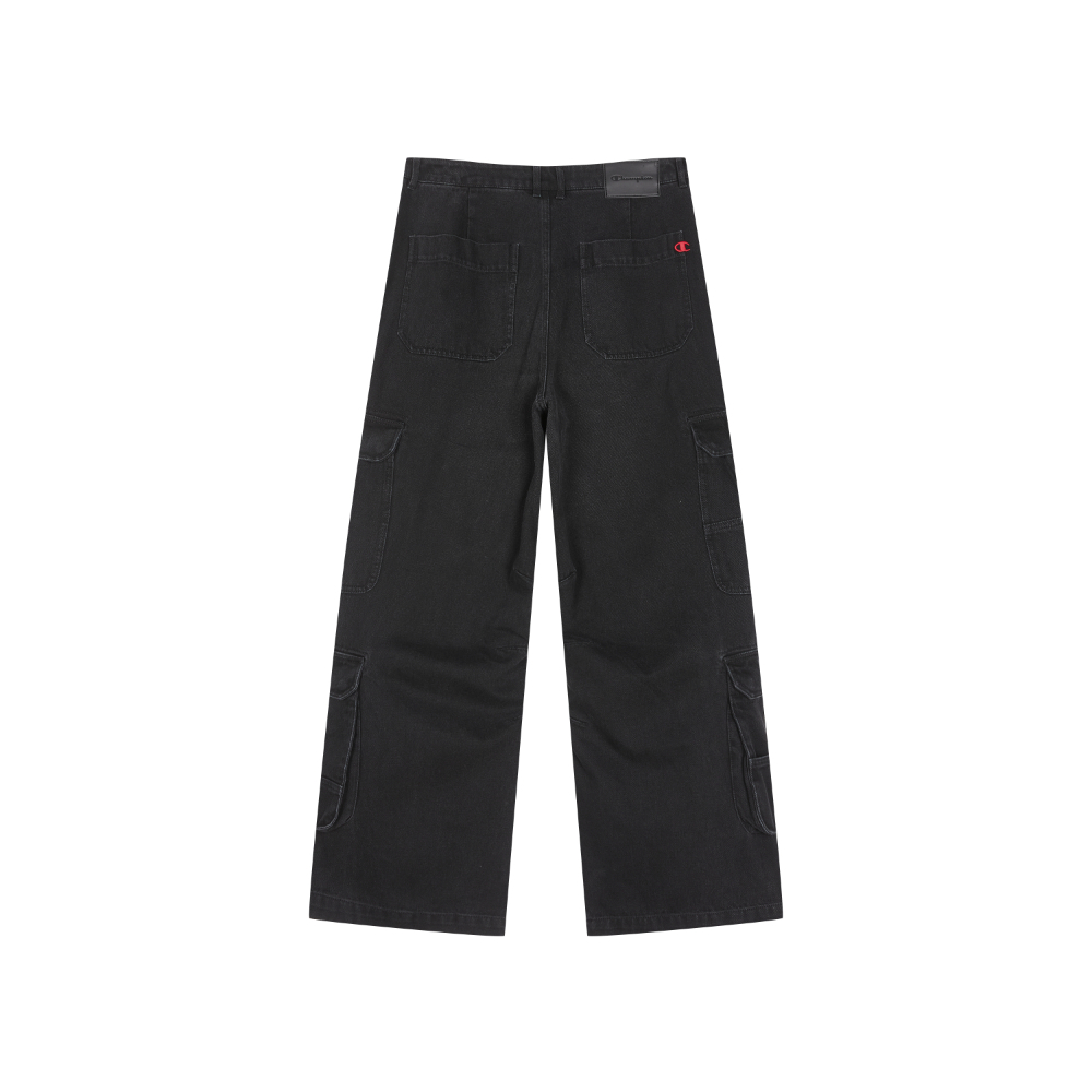 男款- RETRO  多口袋工裝長褲-黑色（U6APTSM196M201）