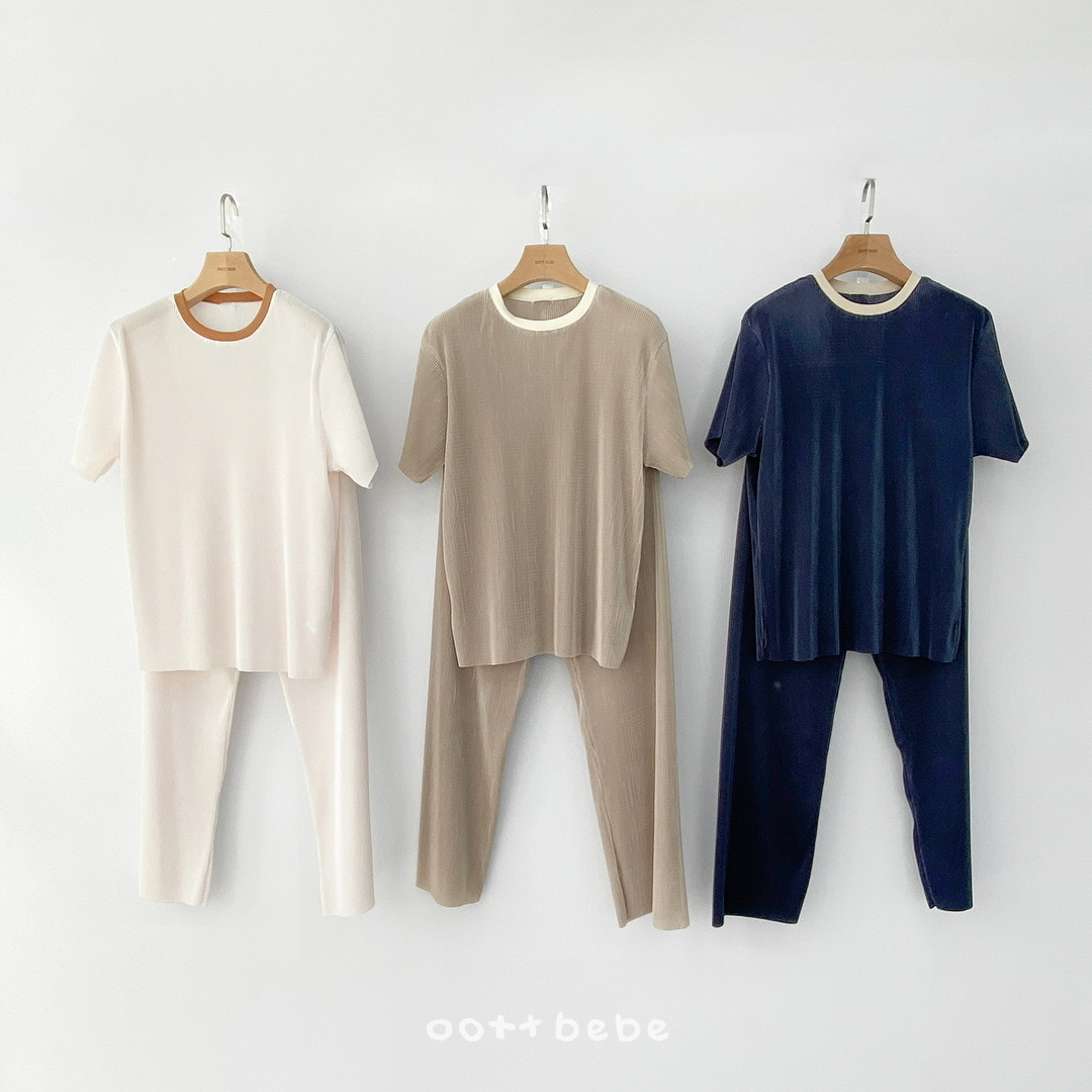 Oott Bebe Barbie Pleats Two-Piece Set（Adults）