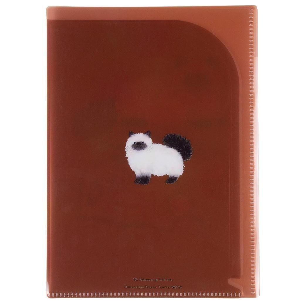 米津佑介_貓咪 6個口袋 A5資料夾｜日本Greeting Life