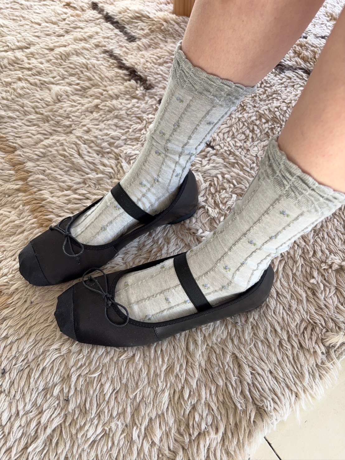 M61/ 波光粼粼百搭平底芭蕾舞鞋