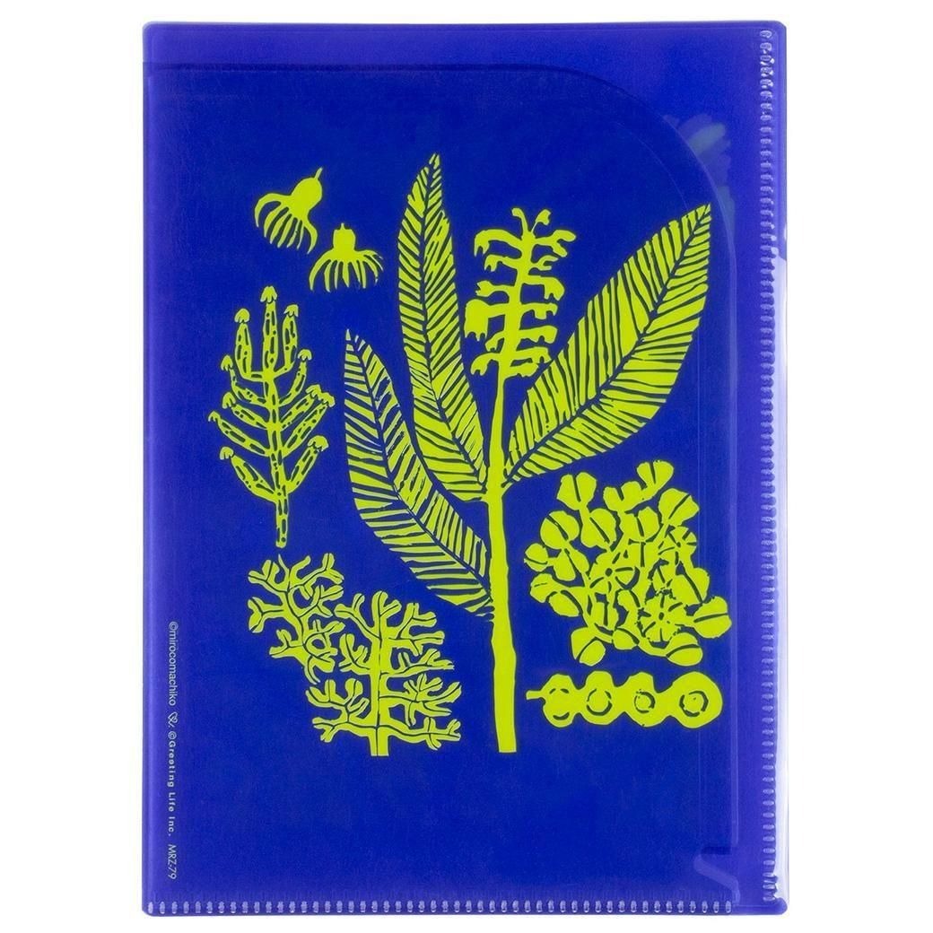 Miroco Machiko-草本植物 6個口袋 A5資料夾｜日本Greeting Life