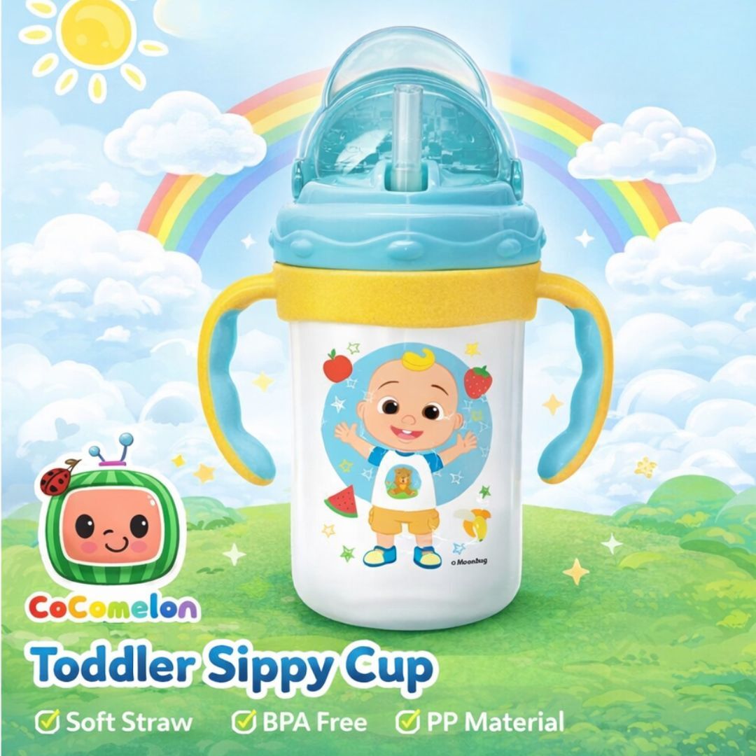 Cocomelon 雙耳吸管BB杯 水樽