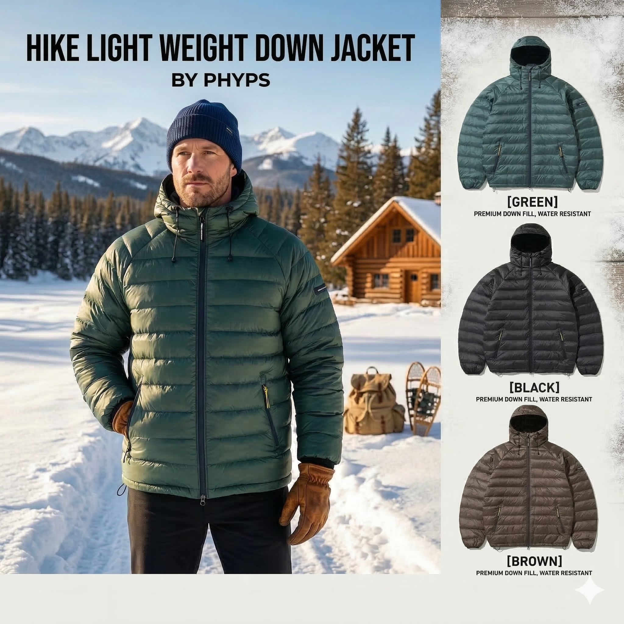 【預購】K031451 PHYPS Hike 輕量羽絨外套