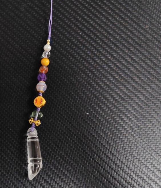 0315JX01-萬壽宮day1-白水晶文昌筆掛件（A25）