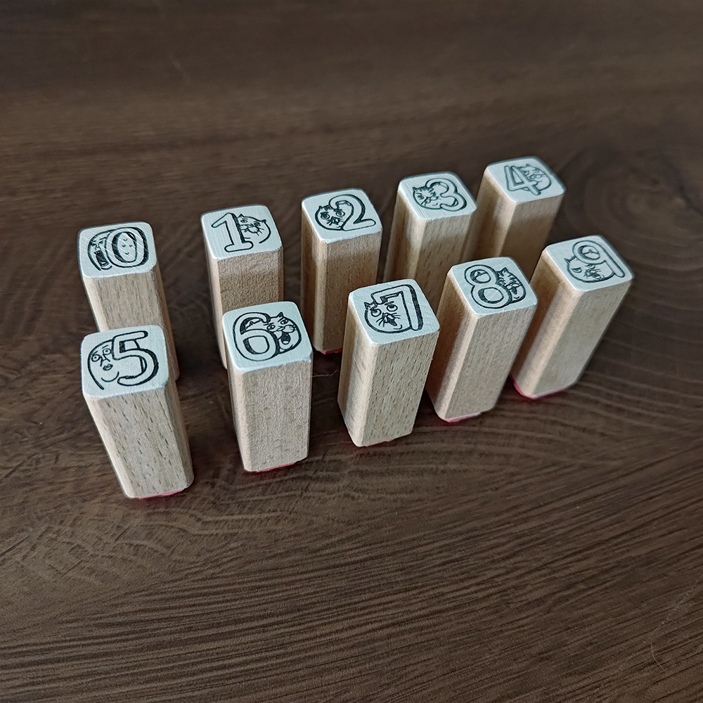 【ehcat貓室友】數字迷你印章