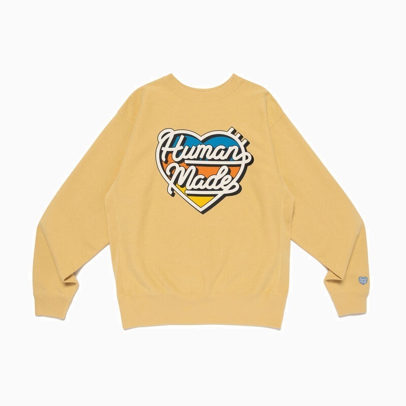 HUMAN MADE 2026 HEAVYWEIGHT SWEATSHIRT - YELLOW PRE ORDER ITEM (預訂中)