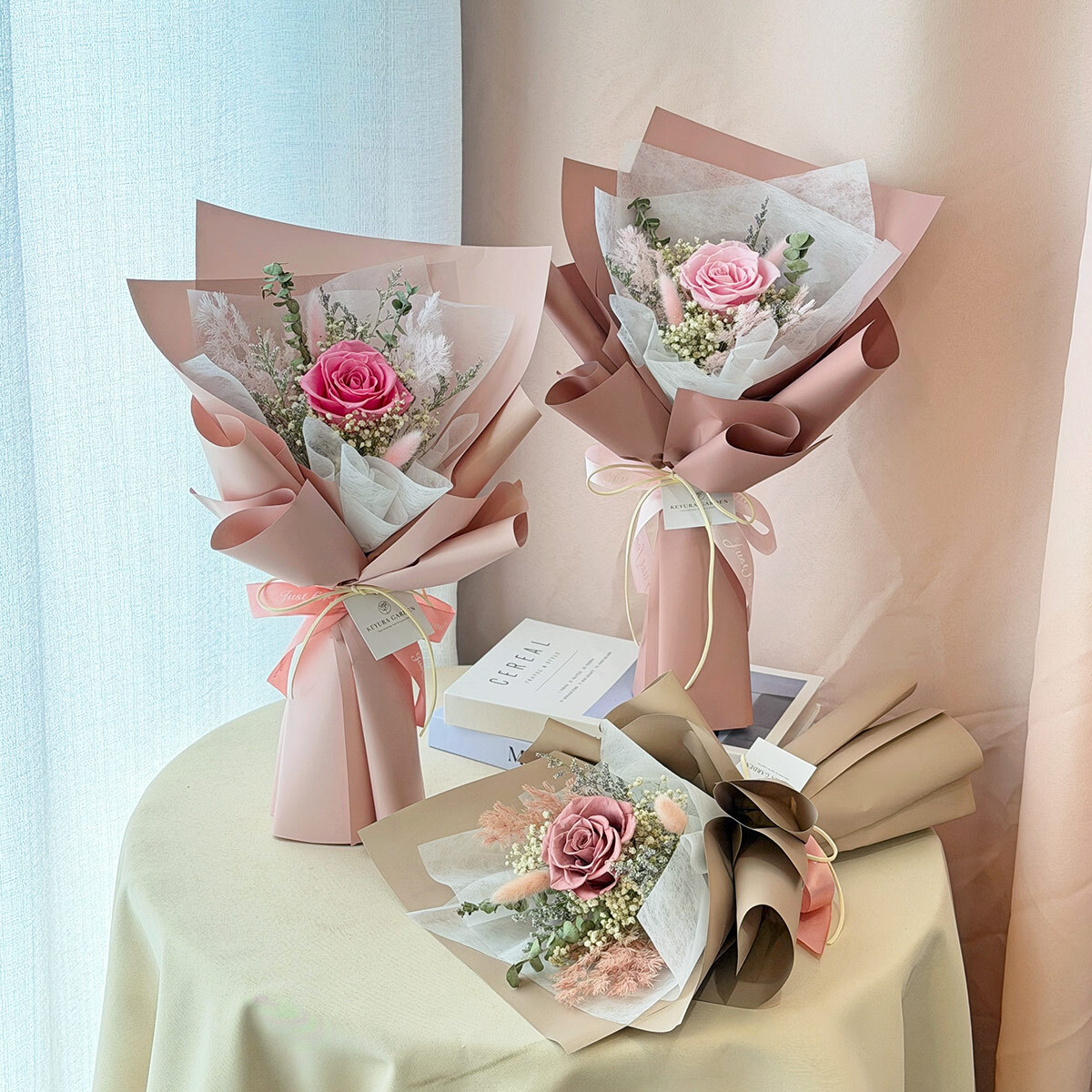 G90｜單朵永生玫瑰花束