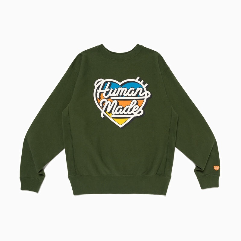 HUMAN MADE 2026 HEAVYWEIGHT SWEATSHIRT - GREEN PRE ORDER ITEM (預訂中)