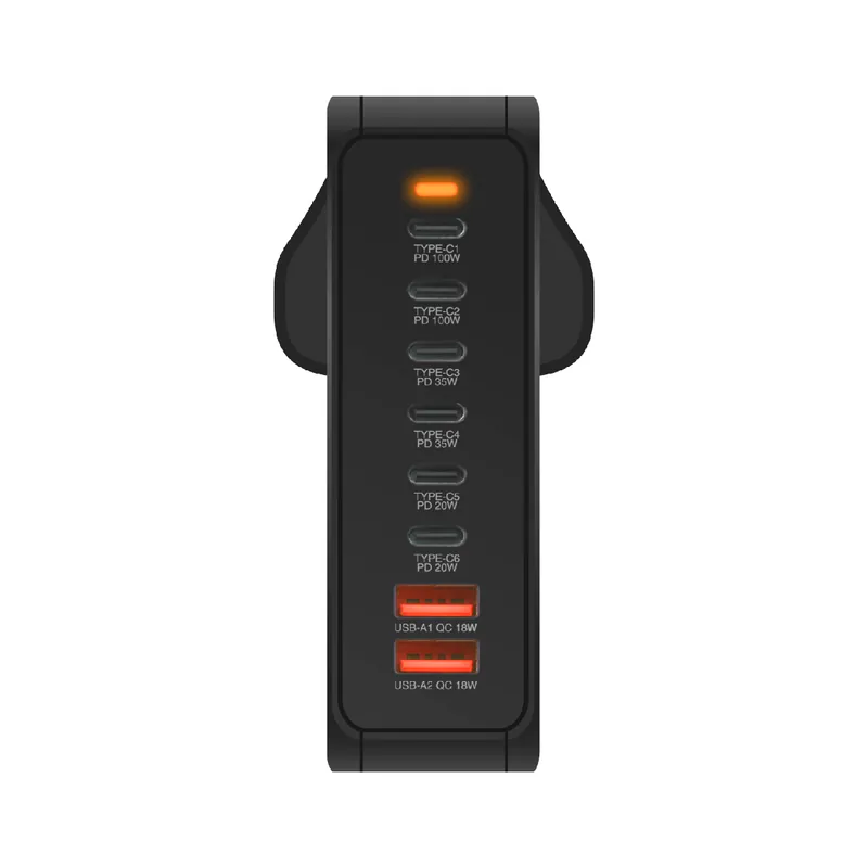 （2026春季限時優惠）XPower PA240  200W 8輸出 200W PD3.0 GaN 充電器