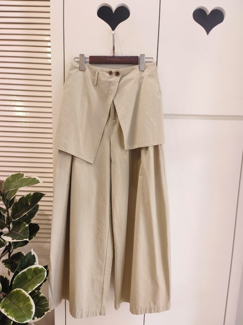 P1148 RM179 ▶️假兩件長褲 👉S(W:72cm H:116cm) M(W:76cm H:120cm) L:101cm