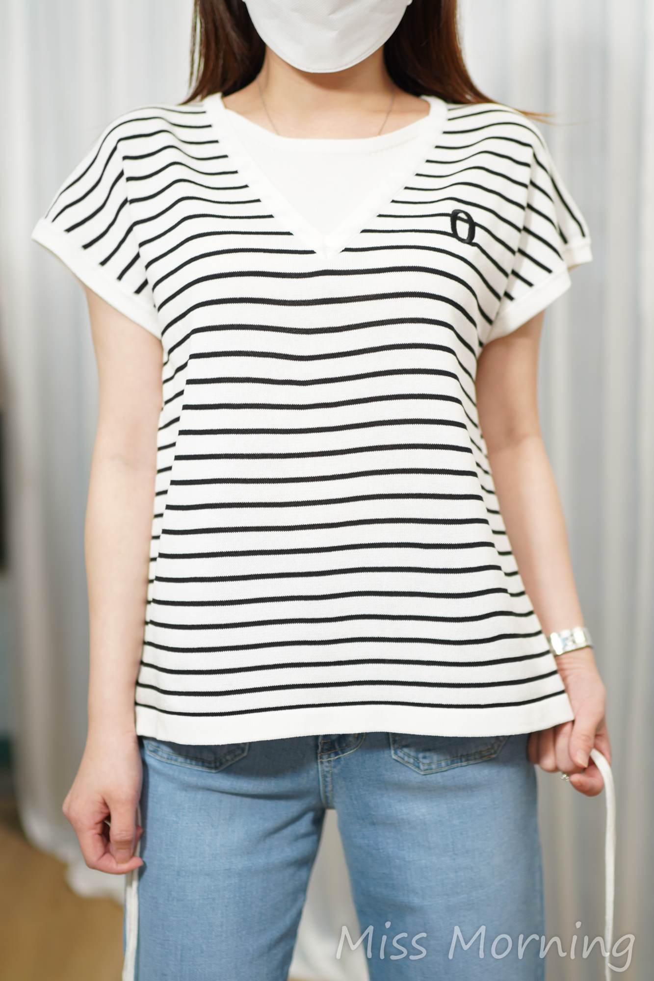 顯瘦密線束束假2件上衣(15101)