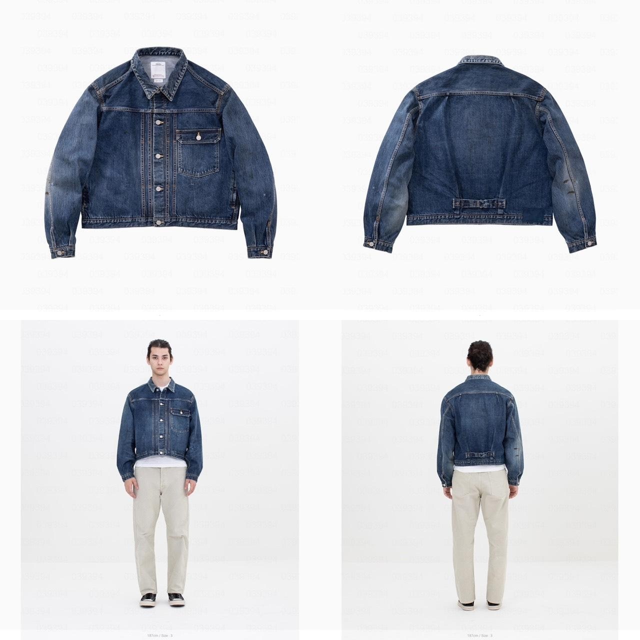 VISVIM 2026 S/S SOCIAL SCULPTURE 102XX JKT DMGD-1013 - PRE ORDER ITEM (預訂中)