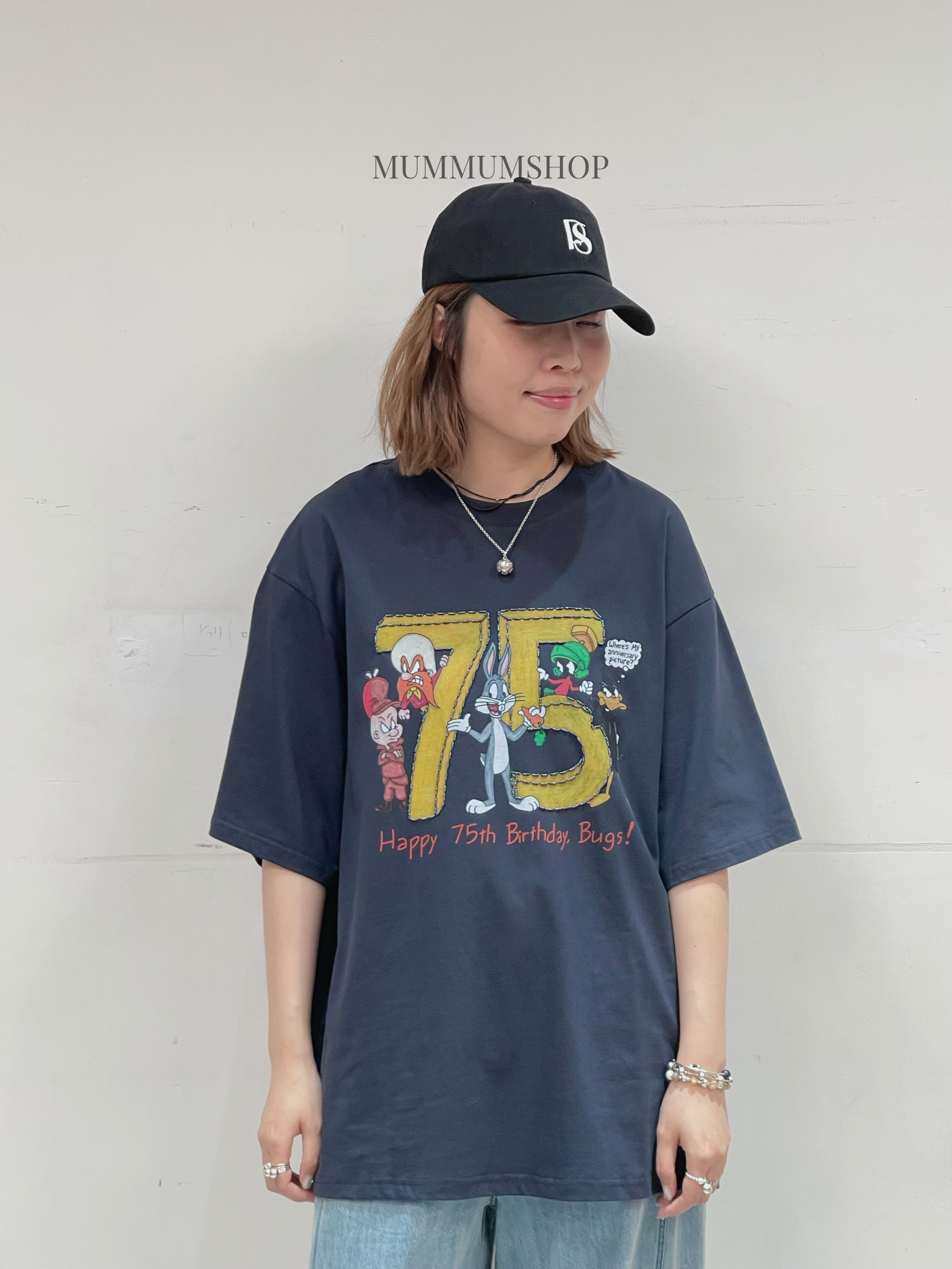 0213144a/兔仔卡通片T恤 50/50/30