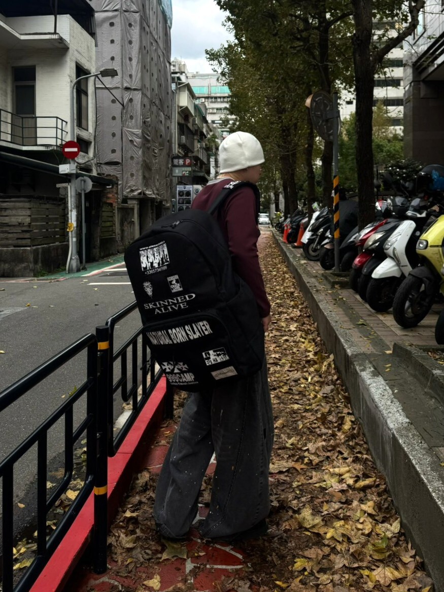 PANACEA x PIECE OF SHIT 貼布繡 巨型背包 後背包 書包 大容量