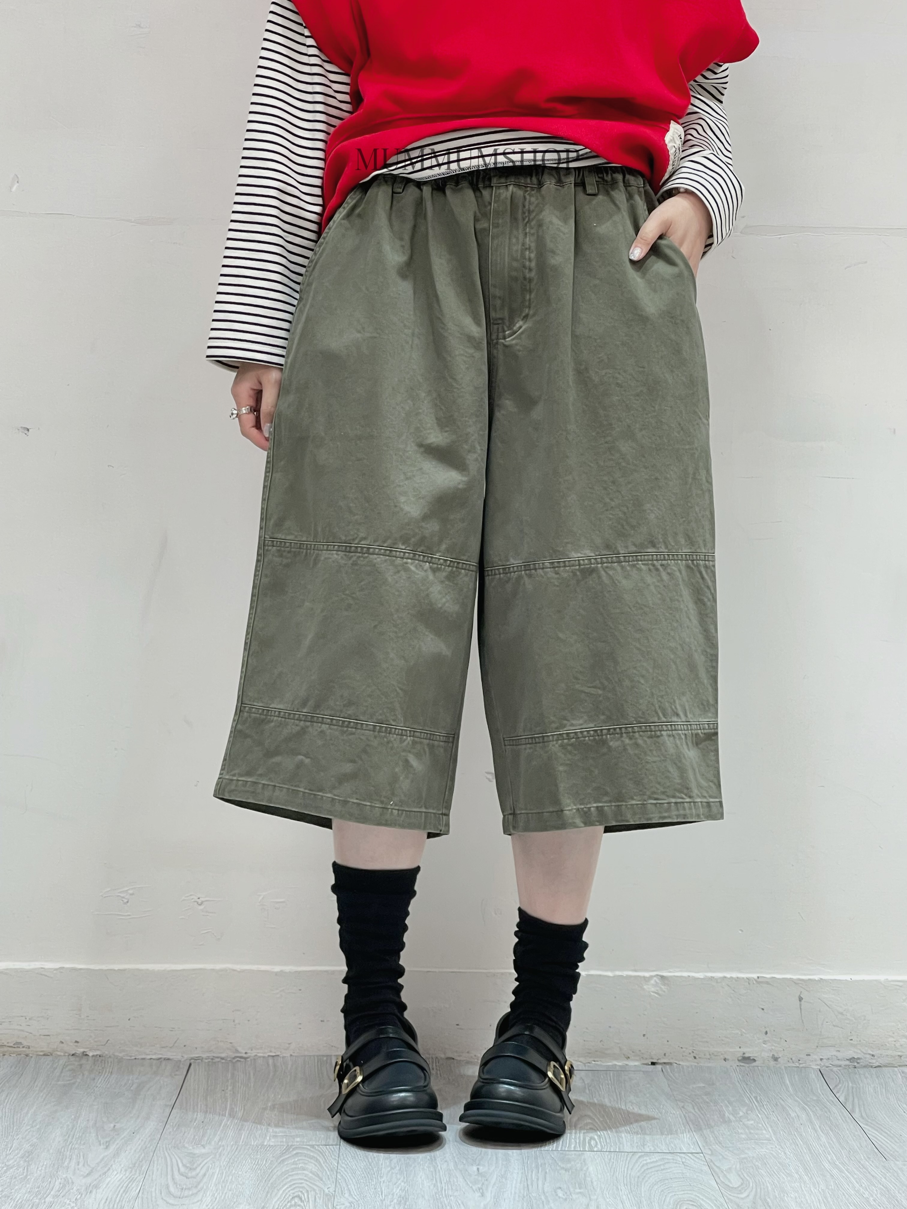 03688a/型格工裝簡約中長褲 27-42/44/28