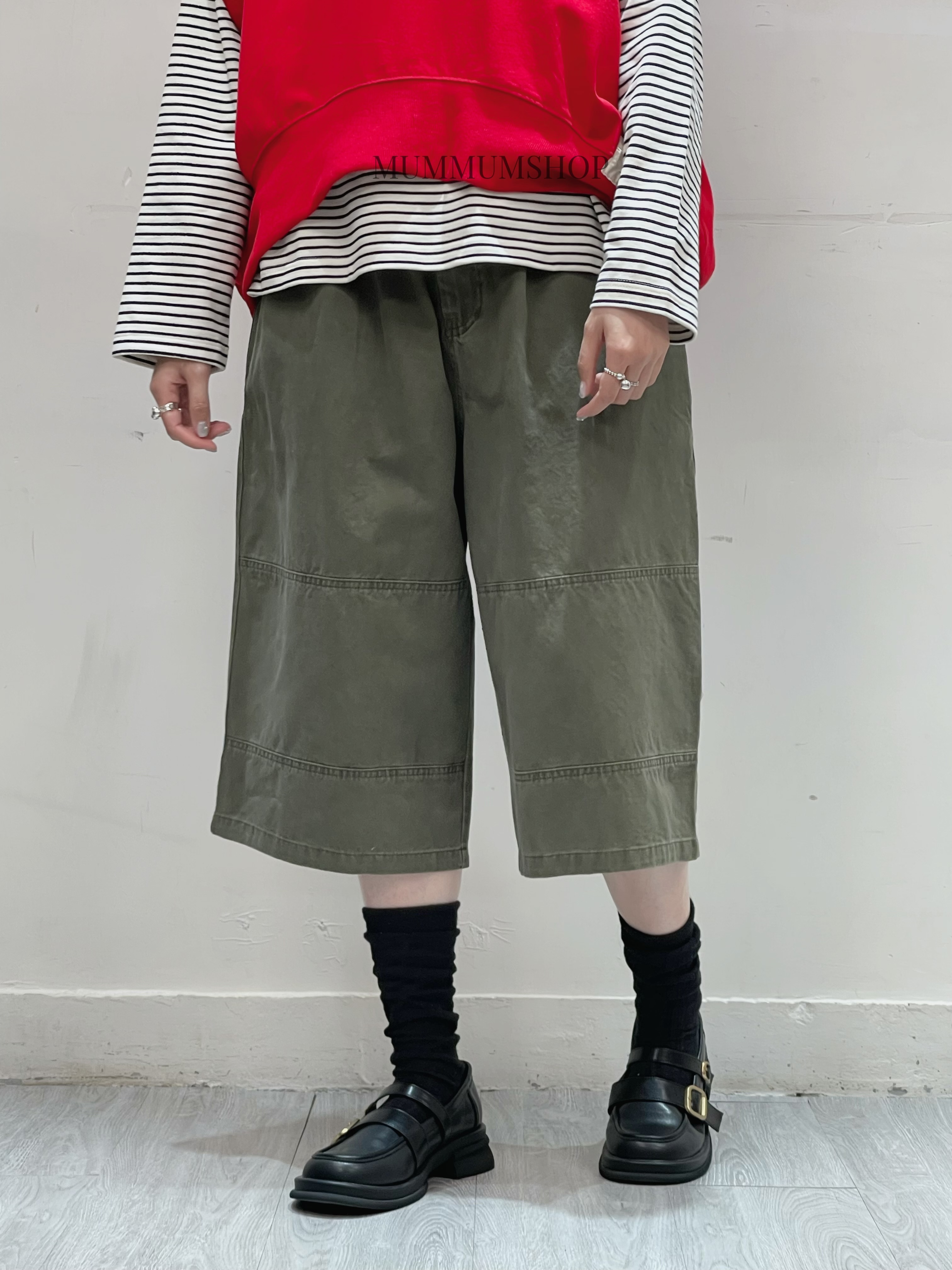 03688a/型格工裝簡約中長褲 27-42/44/28