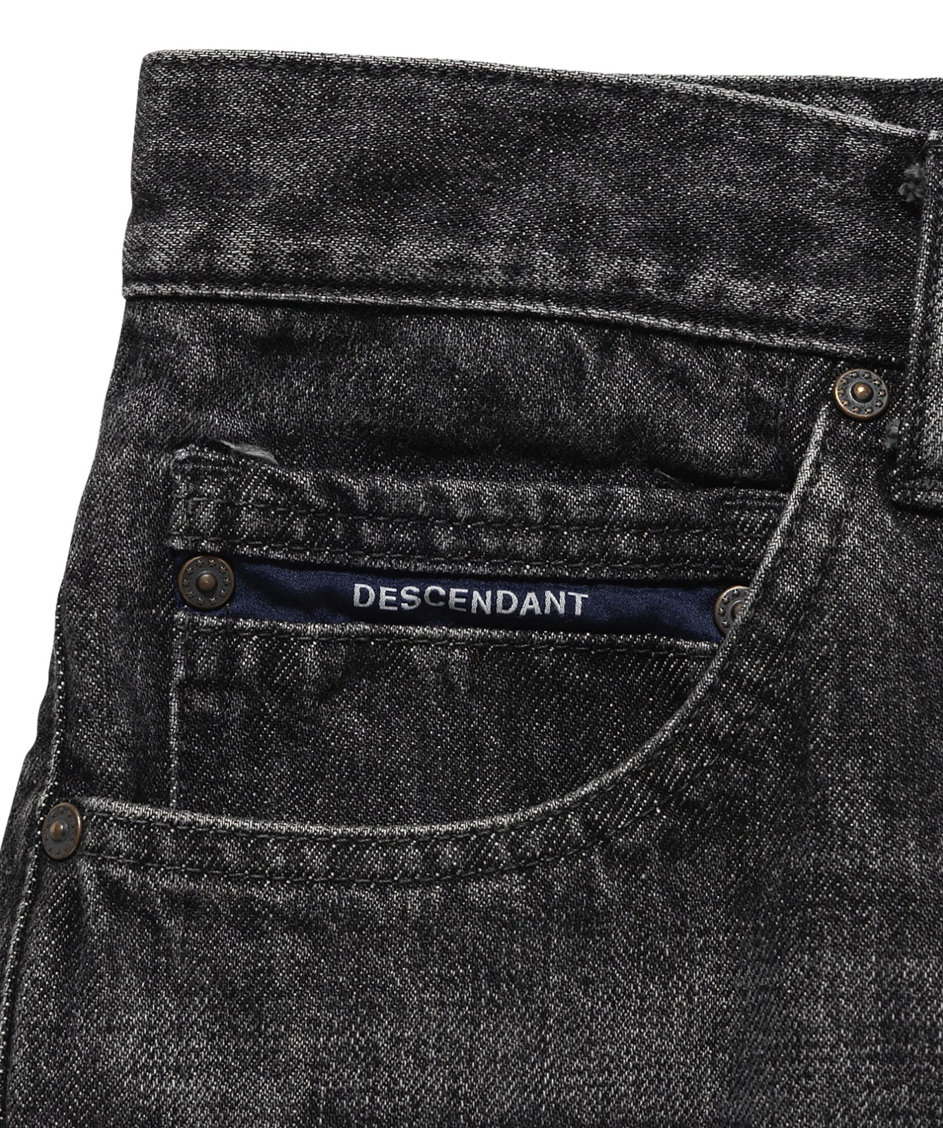 DESCENDANT SS26 1995 DENIM TROUSERS BAGGY HARD WASH