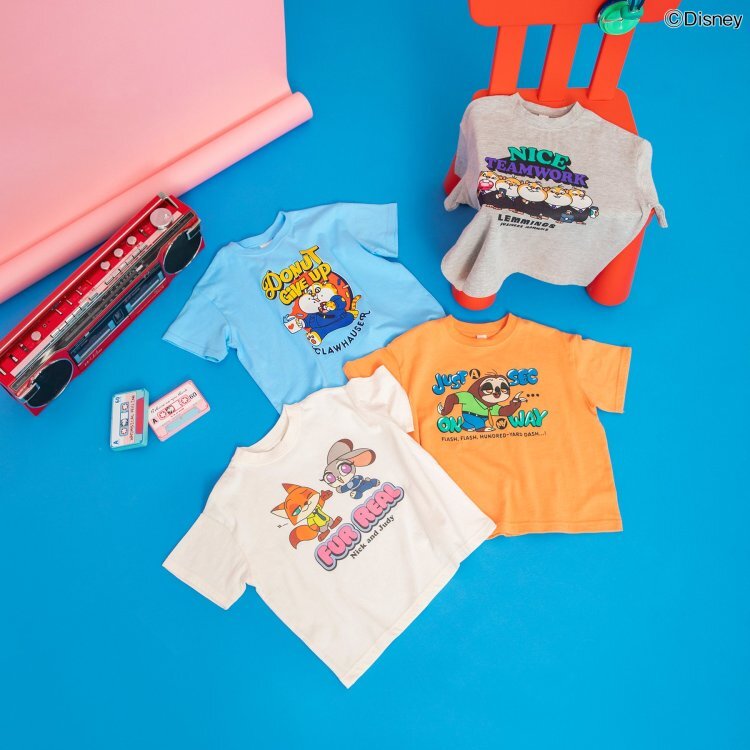 日本 90-140 動物方程式印花上衣 4色