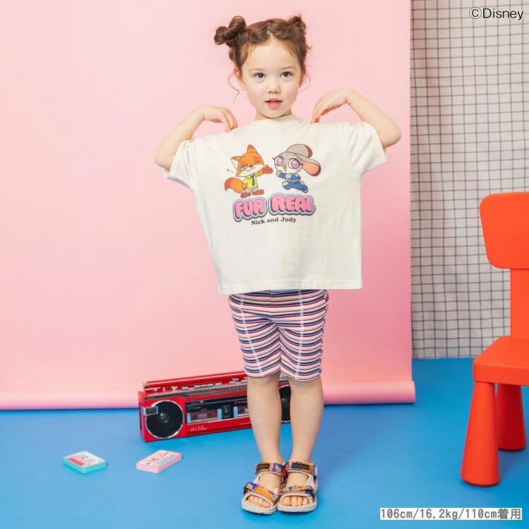 日本 90-140 動物方程式印花上衣 4色