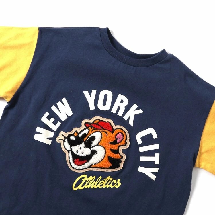 日本 90-140 動物貼布短袖上衣 6色