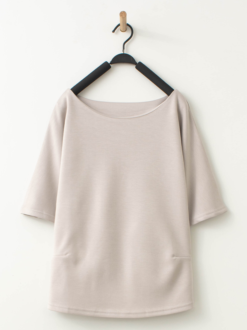 側邊抓褶上衣雙口袋襯衫繡花純棉寬褲組合