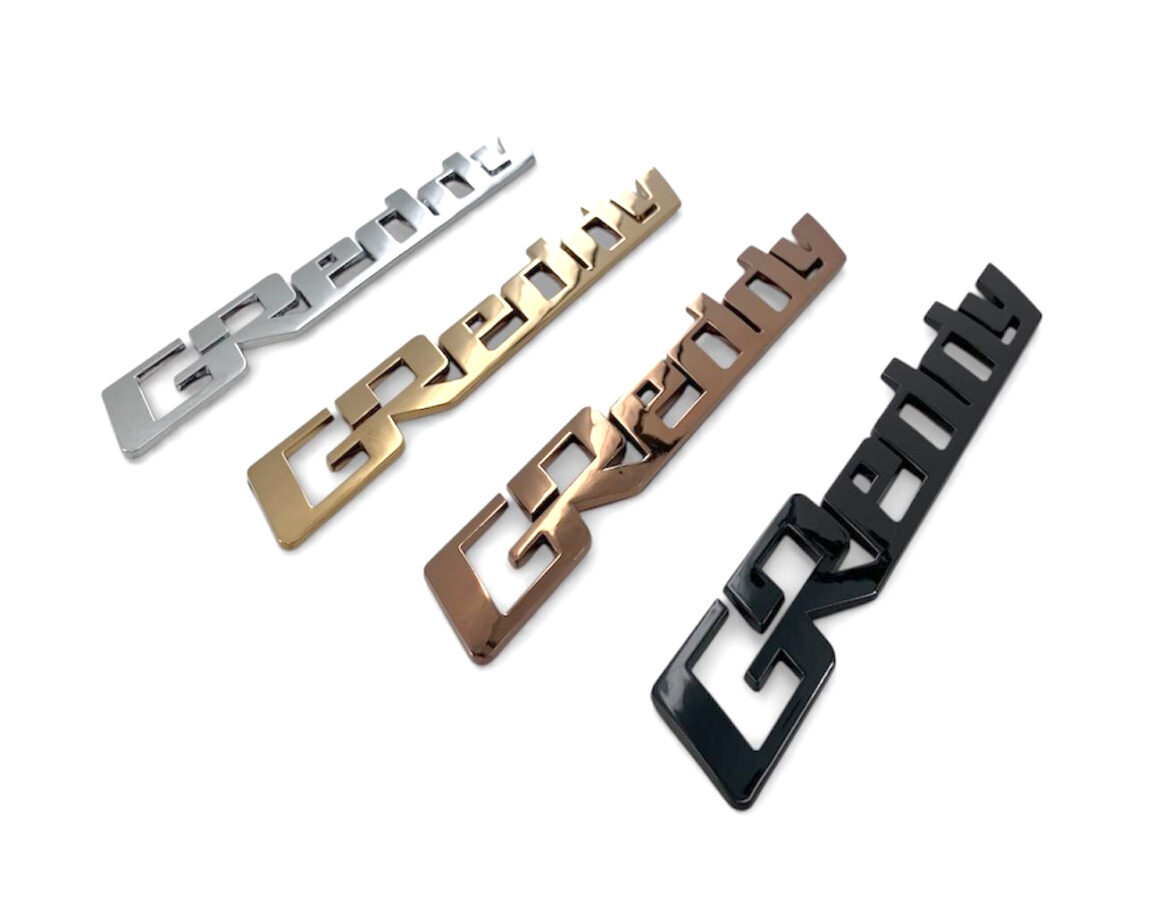 TRUST GReddy 電鍍3D立體標誌