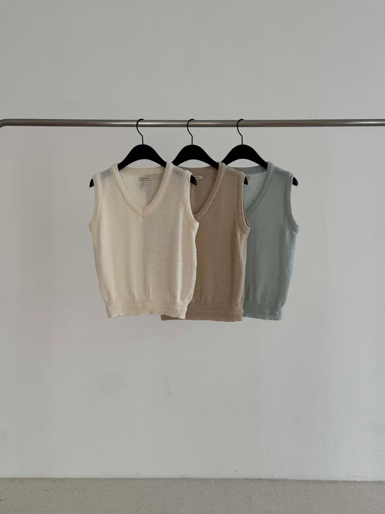 DR6056 棉混紡針織背心