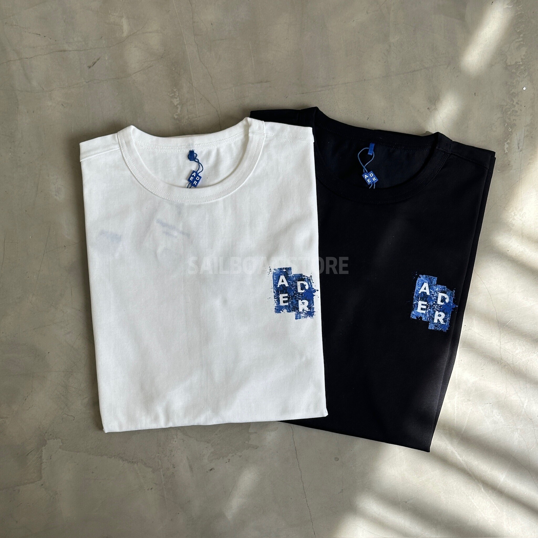 #預購 🇰🇷韓國 ADER ERROR 半寬鬆 潑墨印花 短袖上衣