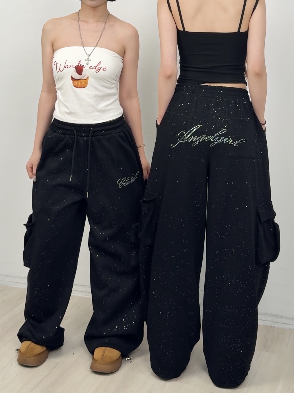 A108 現貨細鑽工裝彎刀棉褲