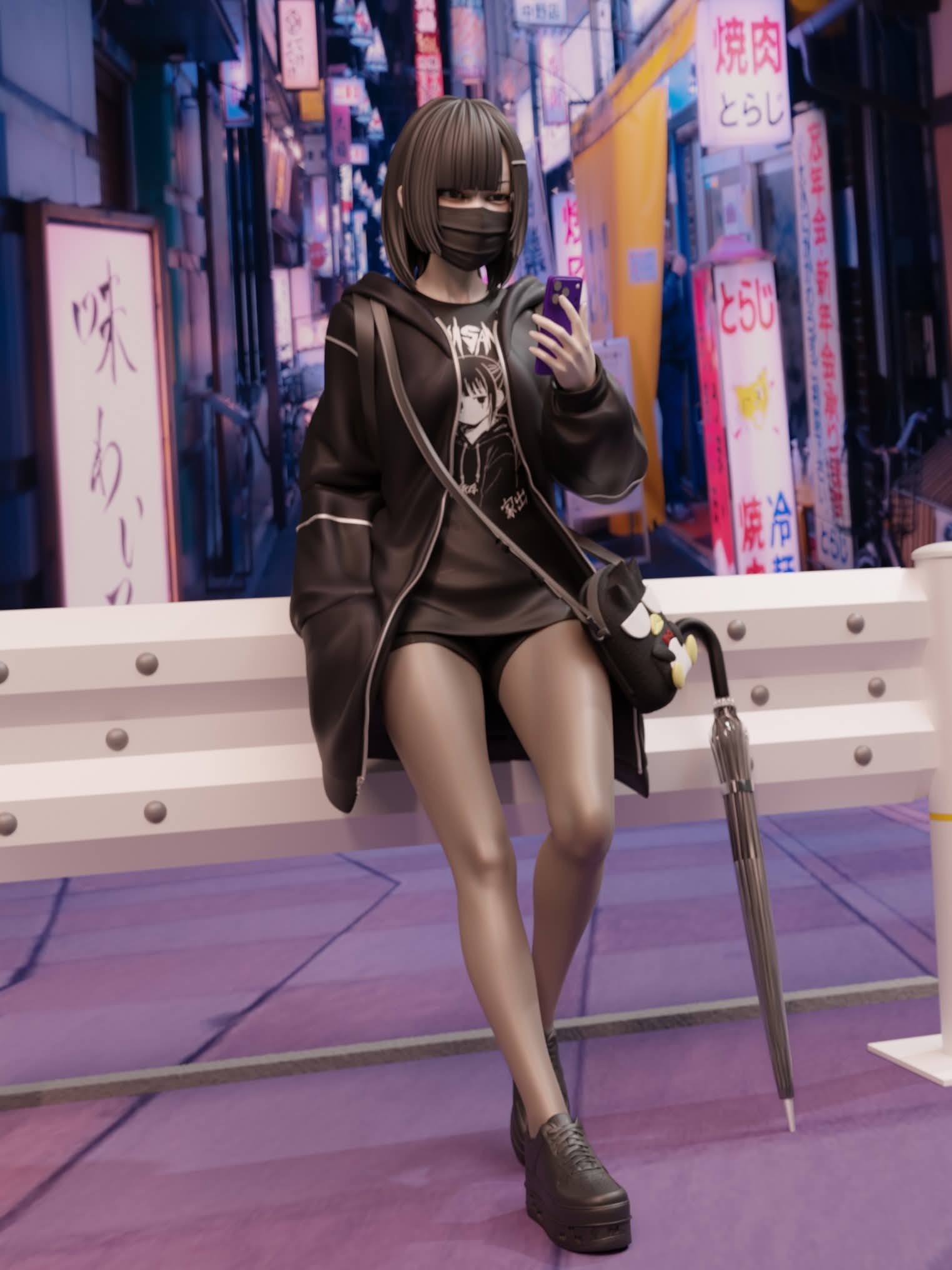 預訂7月 神待少女  原創   1/7 需自行上色 白模 白件 GK