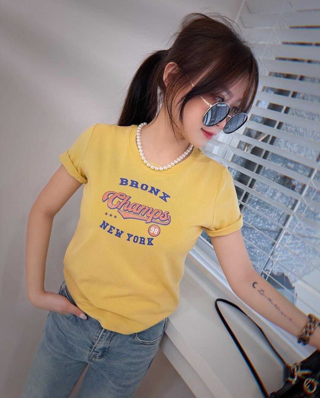 【顯瘦百搭的美式字母舒服棉tee】（現貨）