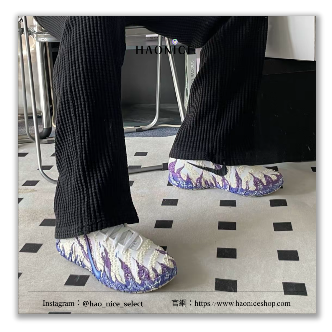 【HAO NICE】藝術訂製款🎨Nike Ja 3 莫蘭特三代 藍紫鬼火 塗鴉 實戰系列 運動鞋 籃球鞋