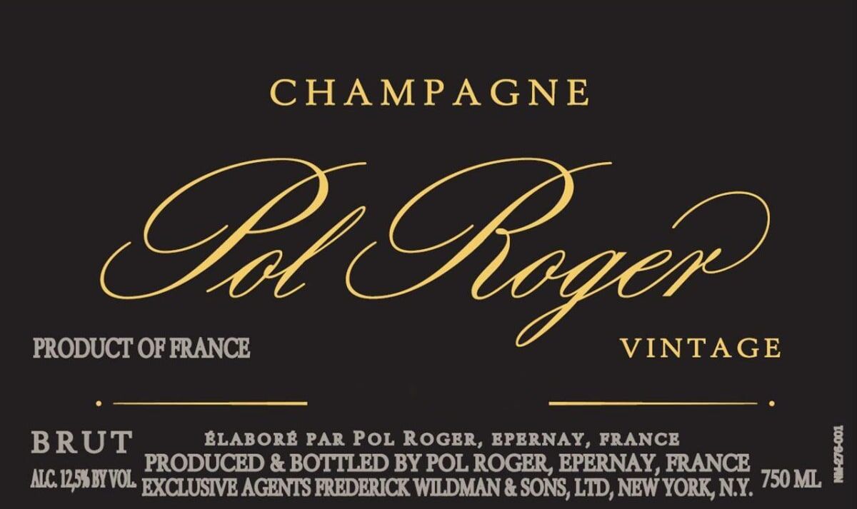 Pol Roger Brut Vintage 2012 (RP94)